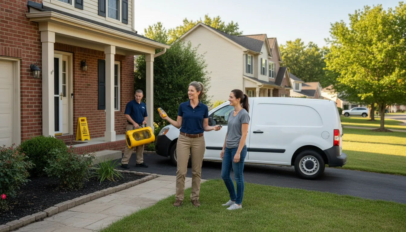 Residential water damage restoration in Warrenville, SC